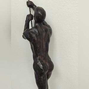 Vintage Metal Climber Wall Art